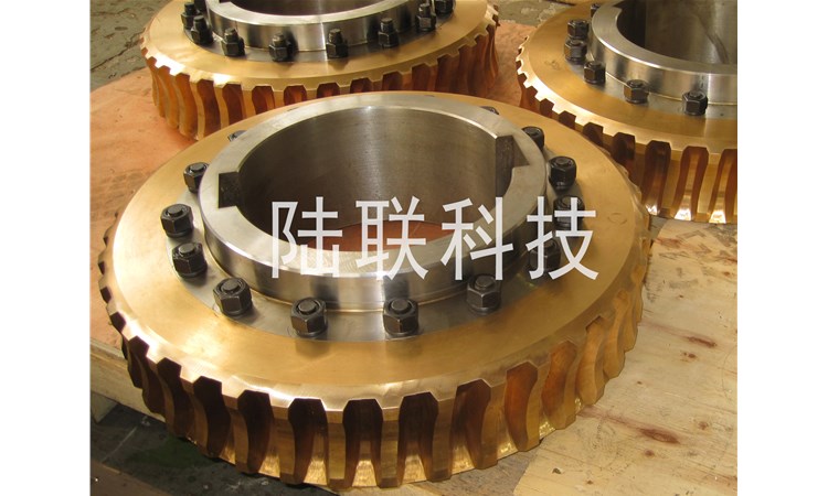 315中心距平面二次包络蜗轮蜗杆应用于大理石切割设备